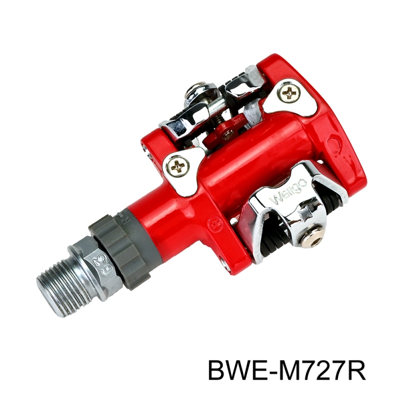 پدال  قفل شو ولگو مدل WELLGO M727 9/16 CR-MO SPD RED
