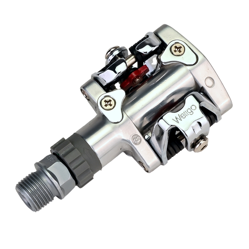پدال  قفل شو ولگو مدل WELLGO M727 9/16 CR-MO SPD SILVER